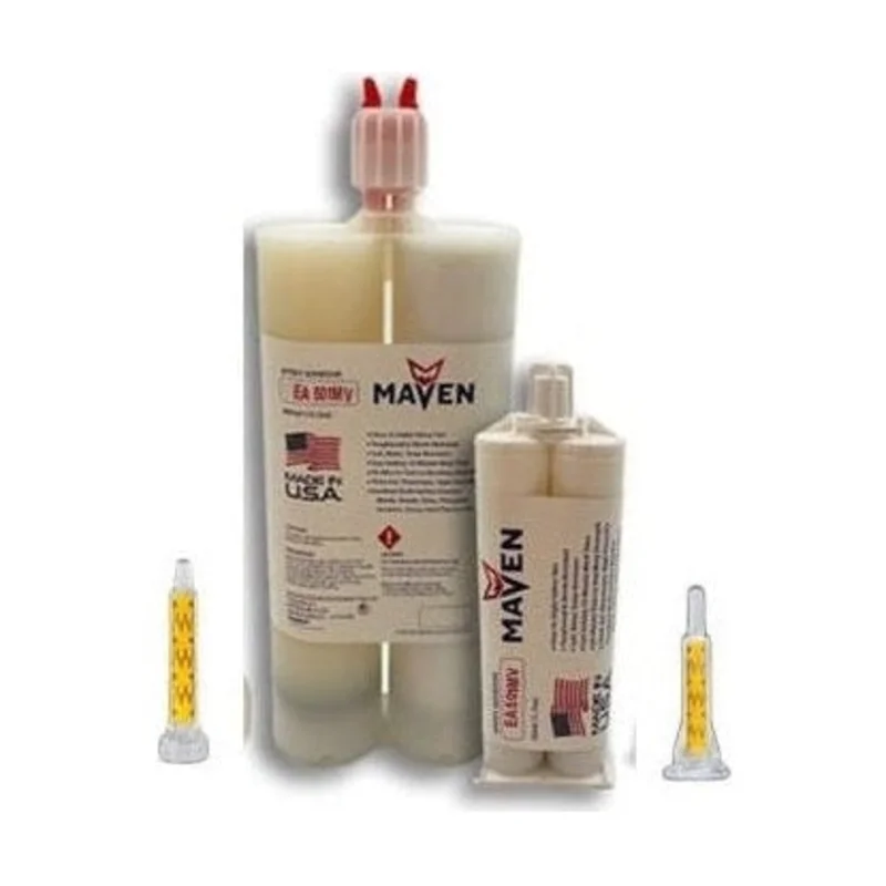 Maven Epoxy EA 501MV - Very Fast Set 1 Min, Medium-Viscosity Translucent Clear-1:1 ratio