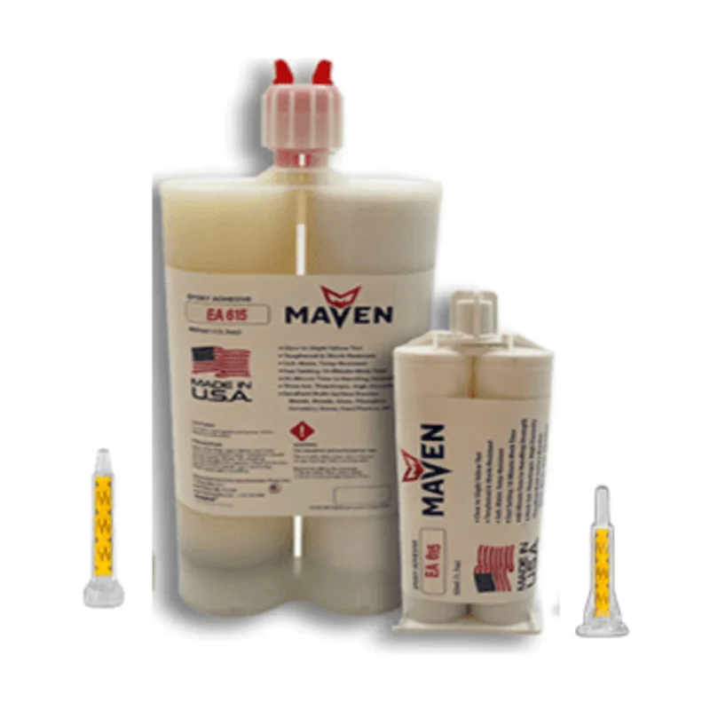 Maven Epoxy EA 615- Fast Set 15-Min Steel Filled-Medium Viscosity-Metallic Gray Epoxy-1:1 ratio