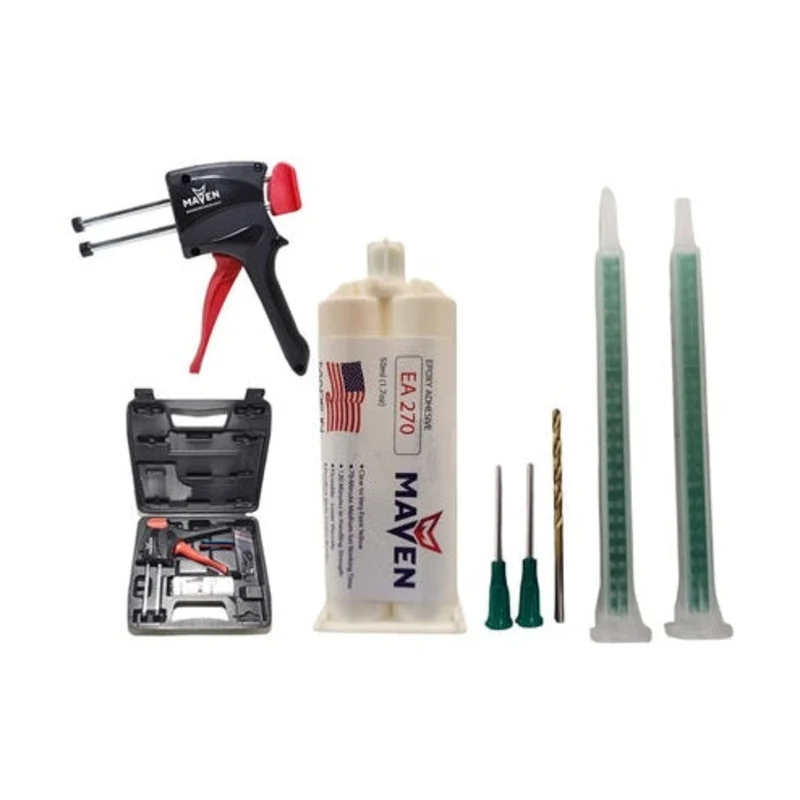 Maven Hardwood Repair 50ml Kits for Hollow & Squeaky Floors & Staircases 50ml (1.7oz) Cartridges - Great for Hardwoods, PVC, LVP, Ceramic, and Stone floorings