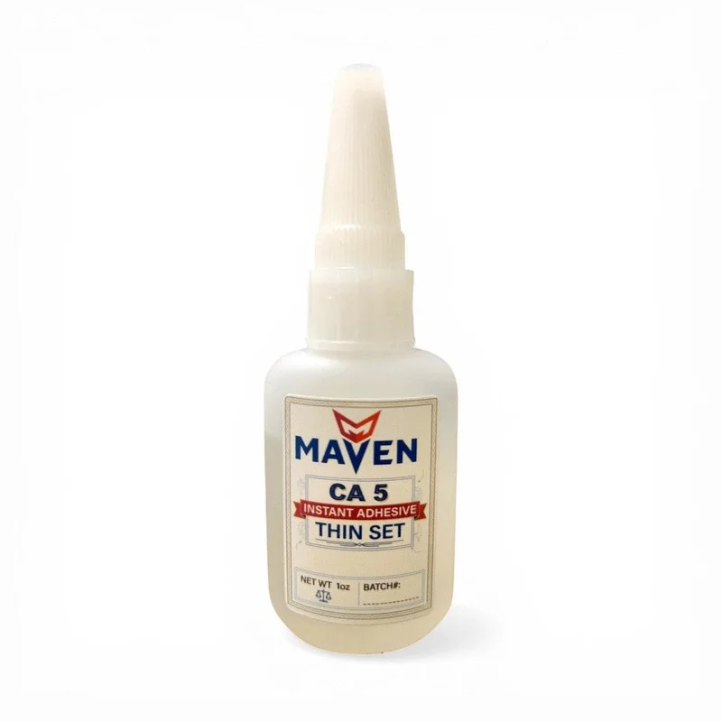 Maven Instant Set CA Glues For Industrial, Professional & Hobbyist Applications Clear