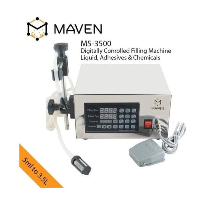 Maven M5-3500D - Digital Adhesives & Liquids Filling Machine, fills from 5ml to 3.5L