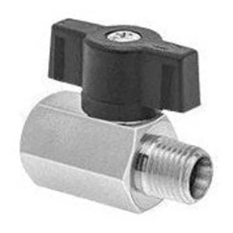 Maven Replacement Parts - Shut-Off Ball Valve for Compressor Lines - 1/4 NPT Female 1/4 NPT Male
