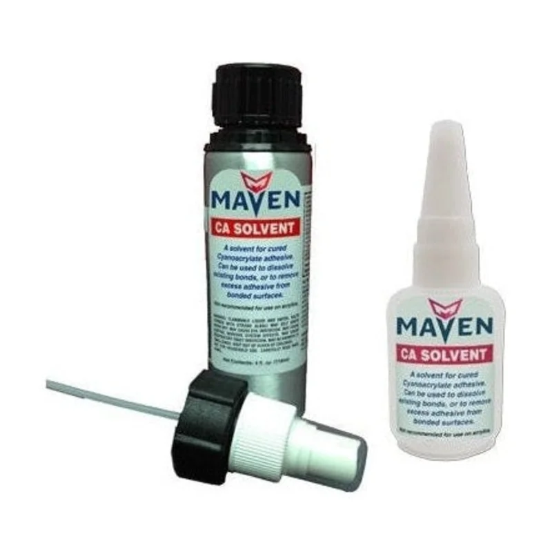 Maven SuperGlue CA Solvent 100 - Dissolves Superglues, Instant Adhesives, Cyanoacrylate Adhesives