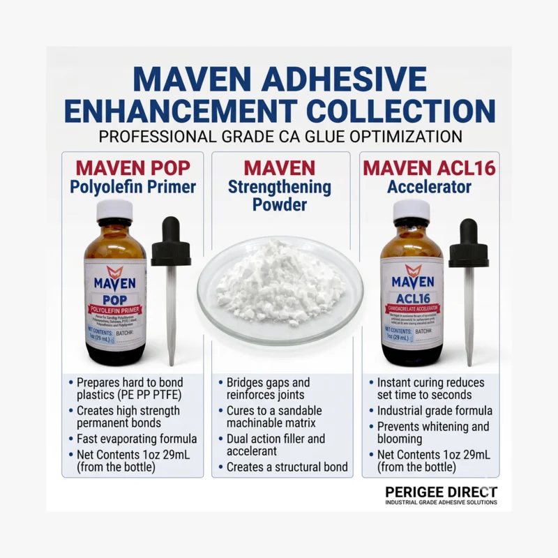 Maven Universal Super Glue Accelerants, Strengthening Powders & Primers
