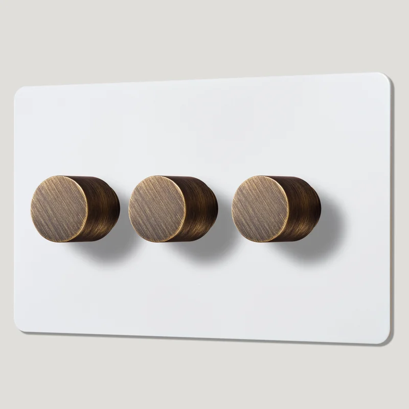 MAXWELL 3G Paintable Dimmer Switch - Antique Brass