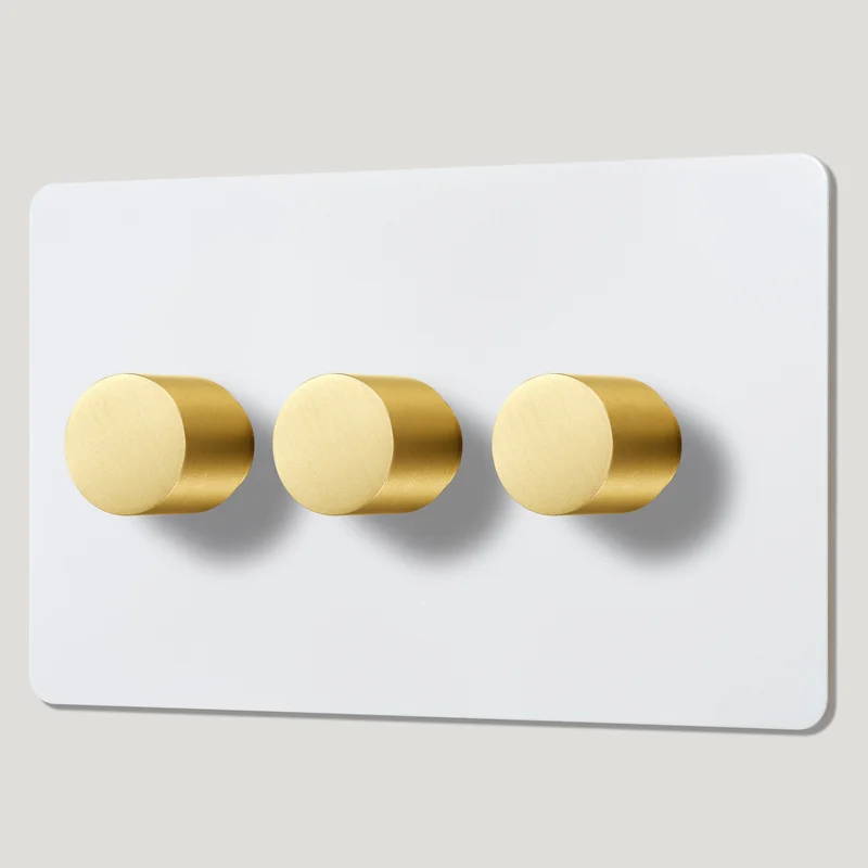 MAXWELL 3G Paintable Dimmer Switch - Brass