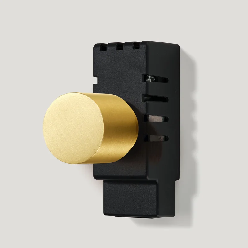 MAXWELL Smooth Intermediate Dummy Dimmer Switch - Brass