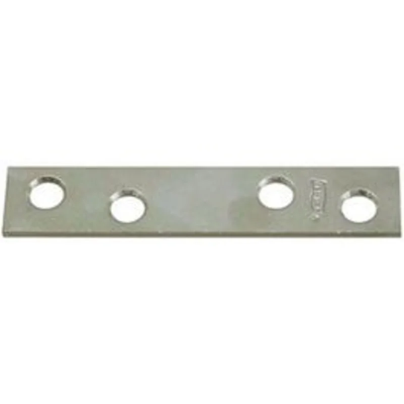 Mending Plate, Zinc, 3 x 5/8-In.
