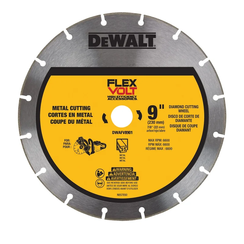 Metal Cutting Diamond 9" Wheel Dewalt