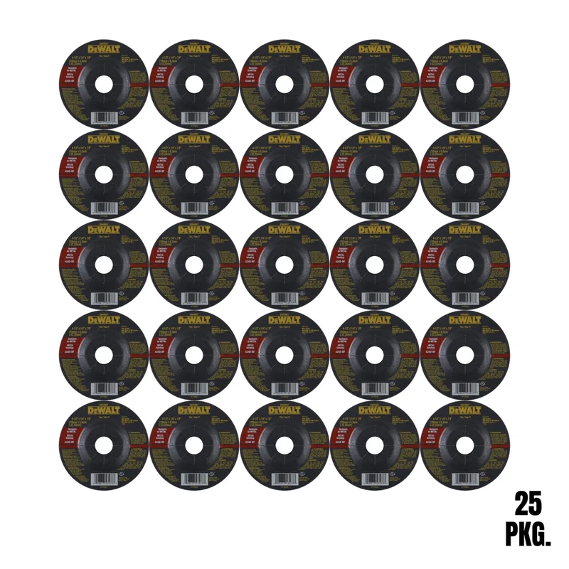 Metal Grinding Disc. 4 1/2" X 1/4" X 7/8" (BOX) Dewalt