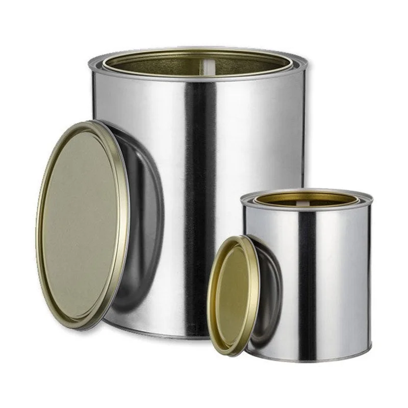 Metal Phenolic-Lined Paint & Adhesive Can, Gold Phenolic Lined - Various Sizes (1 qt, 1 gal)