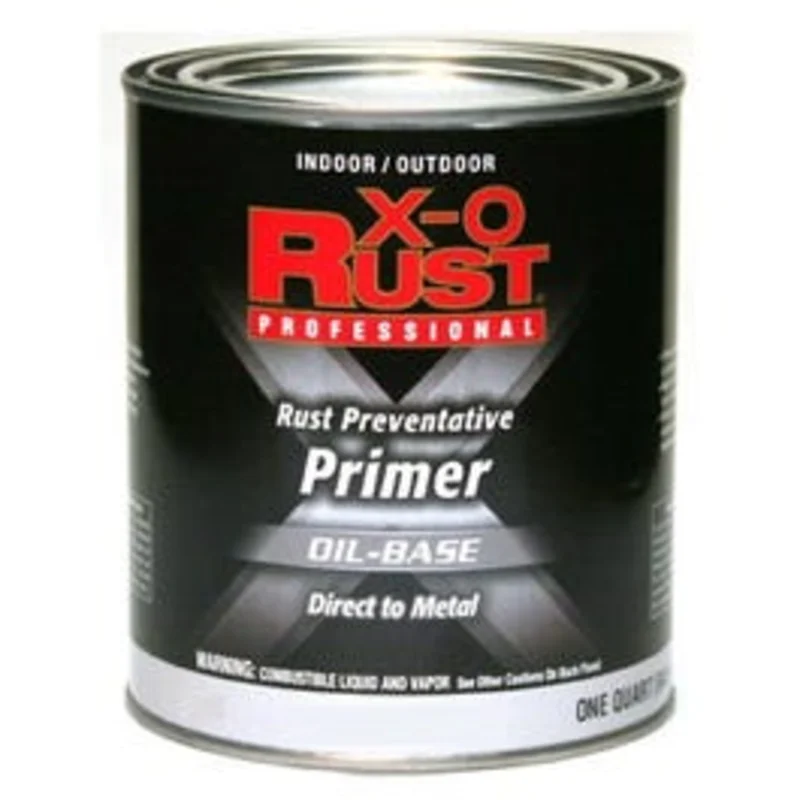 Metal Primer, Oil-Base, Interior/Exterior, Gray, 1-Qt.