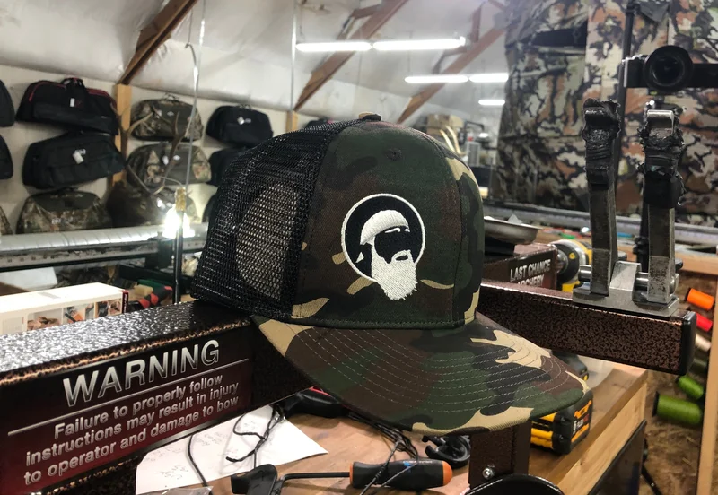 MFJJ Branded Bills!! Slightly Curved Trucker Hat (One Size Fits All) (Multiple Colors) Black Front / Black Back