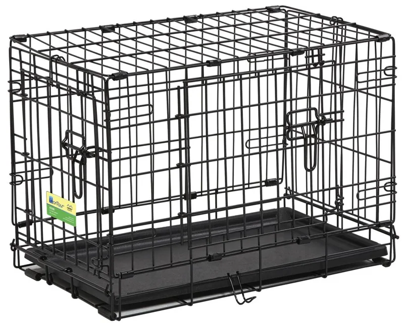 Midwest Contour Double-Door Folding Dog Crates