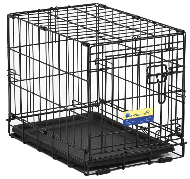 Midwest Contour Single-Door Folding Dog Crates