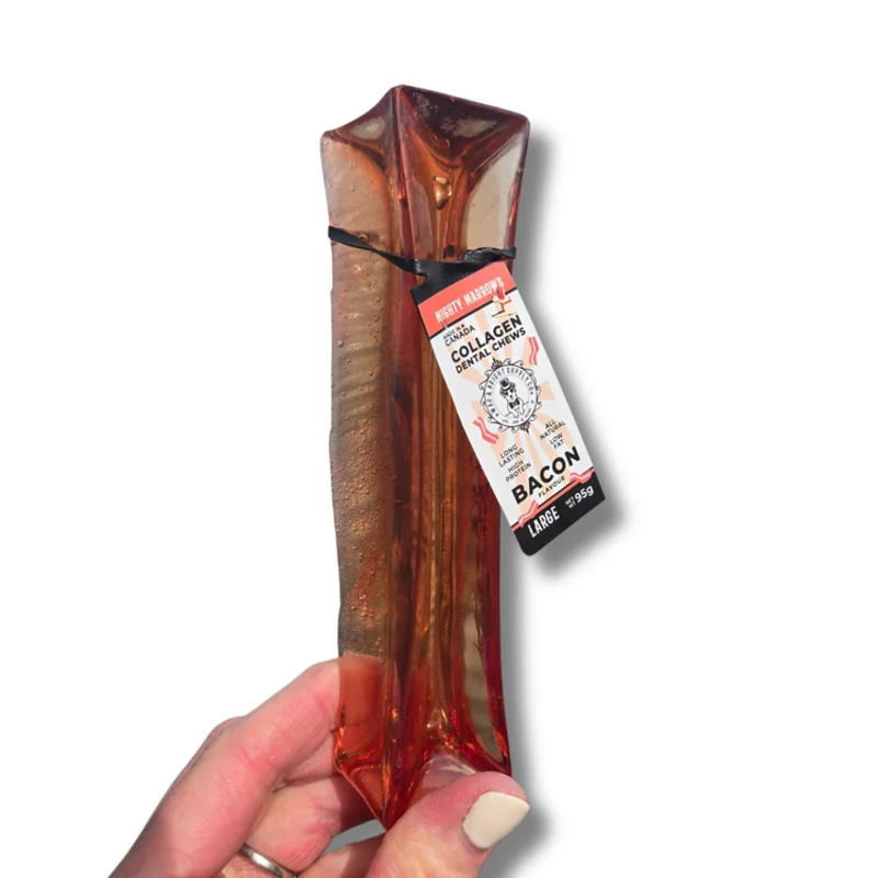 Mighty Marrows Collagen Dental Chew Bacon