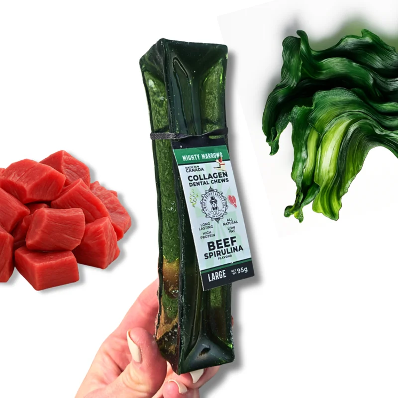 Mighty Marrows Collagen Dental Chew Beef Liver