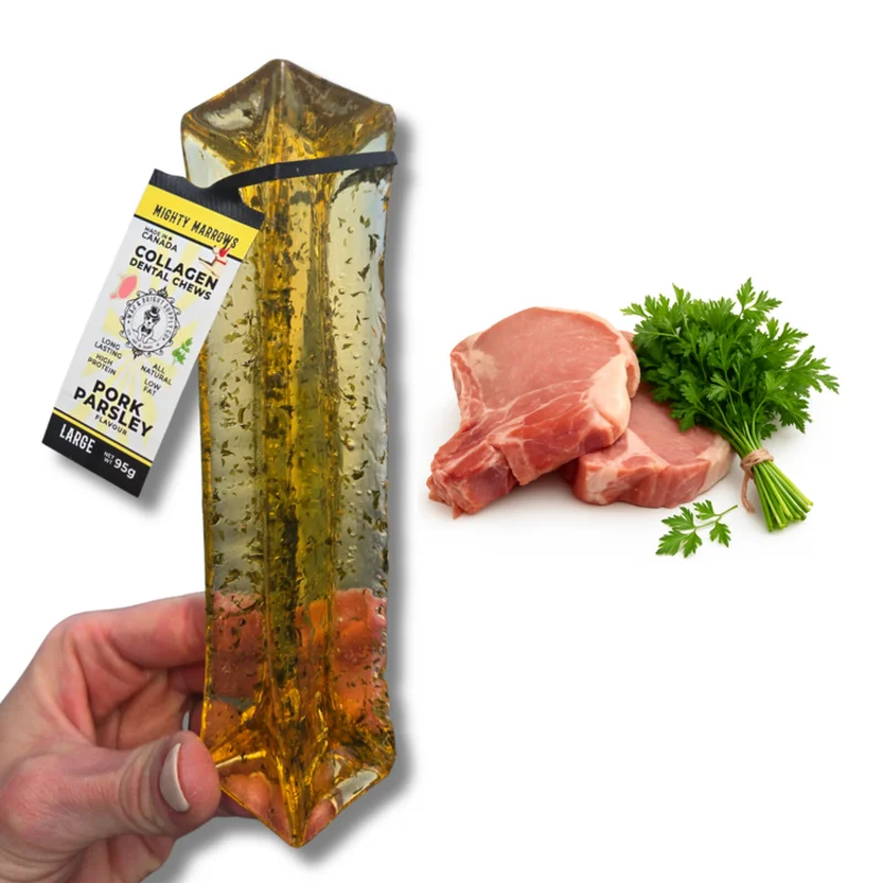 Mighty Marrows Collagen Dental Chew Pork Parsley