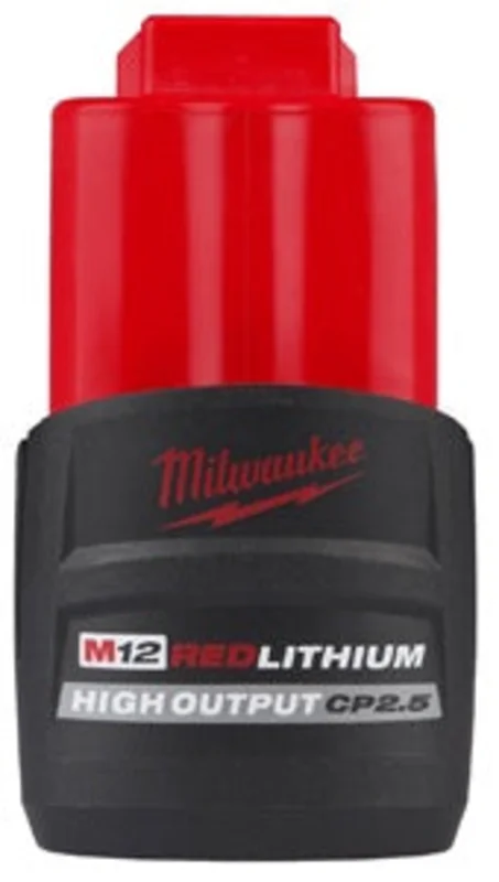 Milwaukee M12 2.5ah Red Lithium High Output