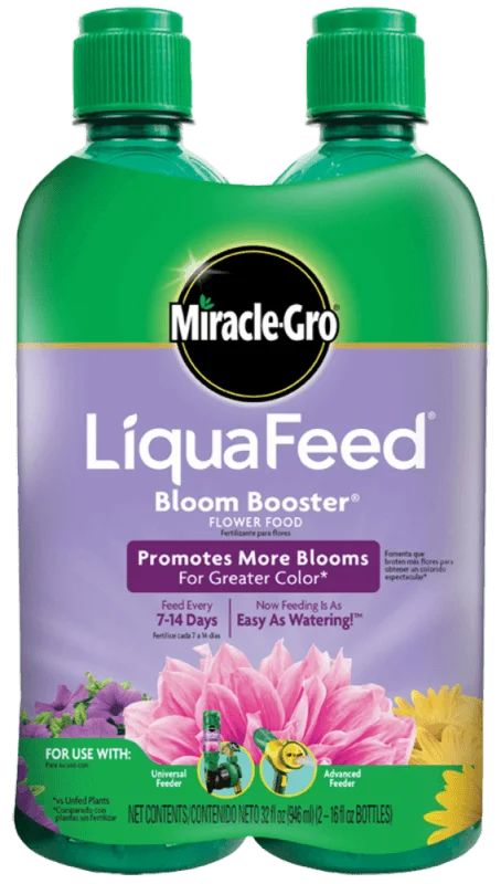 Miracle-Gro LiquaFeed Bloom Booster Flower Food Refill Bottles