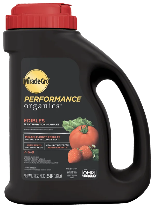 Miracle-Gro Performance Organic Edibles Plant Nutrition Granules
