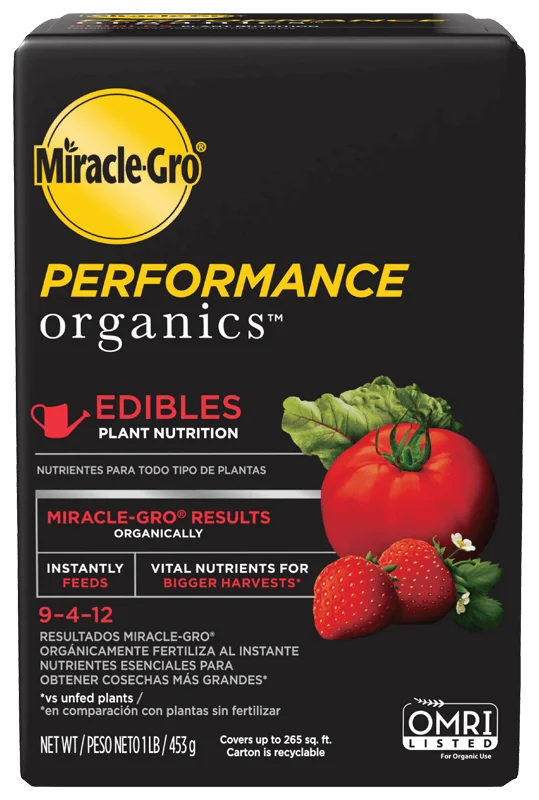 Miracle-Gro Performance Organics Edibles Plant Nutrition