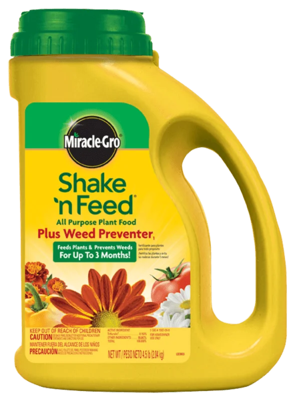 Miracle-Gro Shake 'N Feed All Purpose Plant Food Plus Weed Preventer