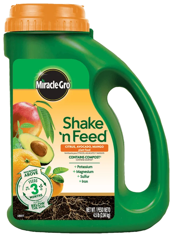 Miracle-Gro Shake 'n Feed Citrus, Avocado, Mango Plant Food