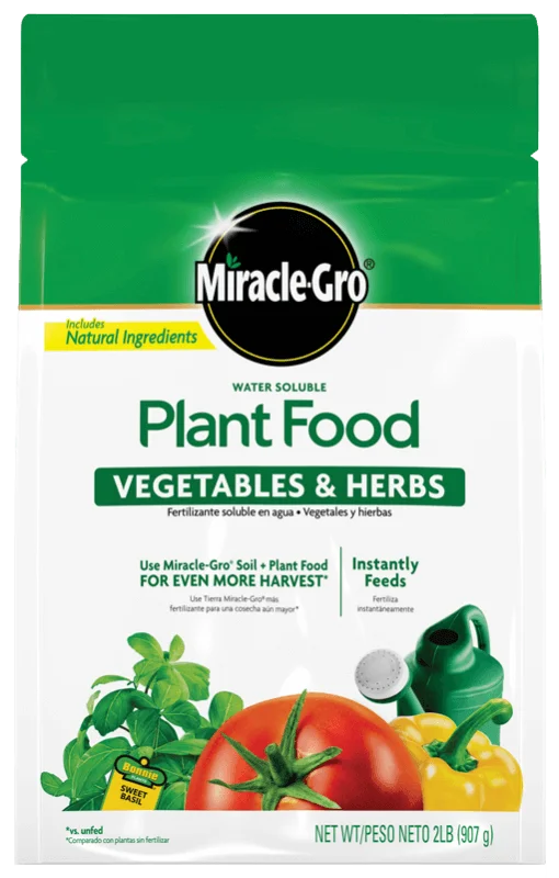 Miracle-Gro Water Soluble Plant Food Vegetables and Herbs