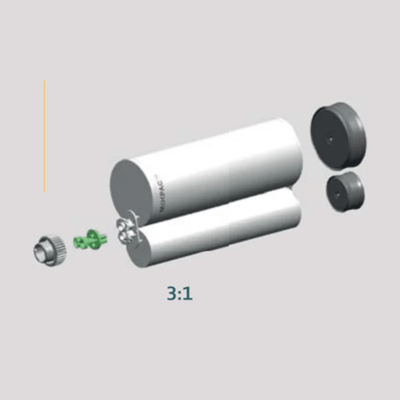 MixCoat 1000ML 3:1 Spray Cartridges for MixCoat 2-part Spray Coating System (AF 1000-03-14-04 or AF 1000-03-30-04) (153477 or 128215)