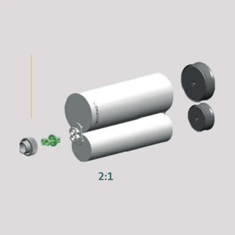 MixCoat 1125ML 2:1 Spray Cartridges for MixCoat 2-part Spray Coating System (AF 1125-02-14-04 or AF 1125-02-30-04) (153160 or 128140)