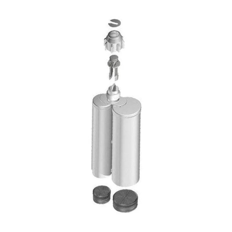 MixPac 200ml (6.7oz) Empty 2:1 Ratio 2-Part C-System Cartridge & Pistons (AC 200-02-10-01 (112699))