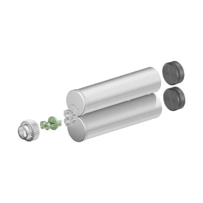 MixPac 400ml F-System 1:1 Ratio (13.2oz) Empty 2-Part Cartridges (AF 400-01-10-01 (112410)) with included Pistons & Sealing Caps