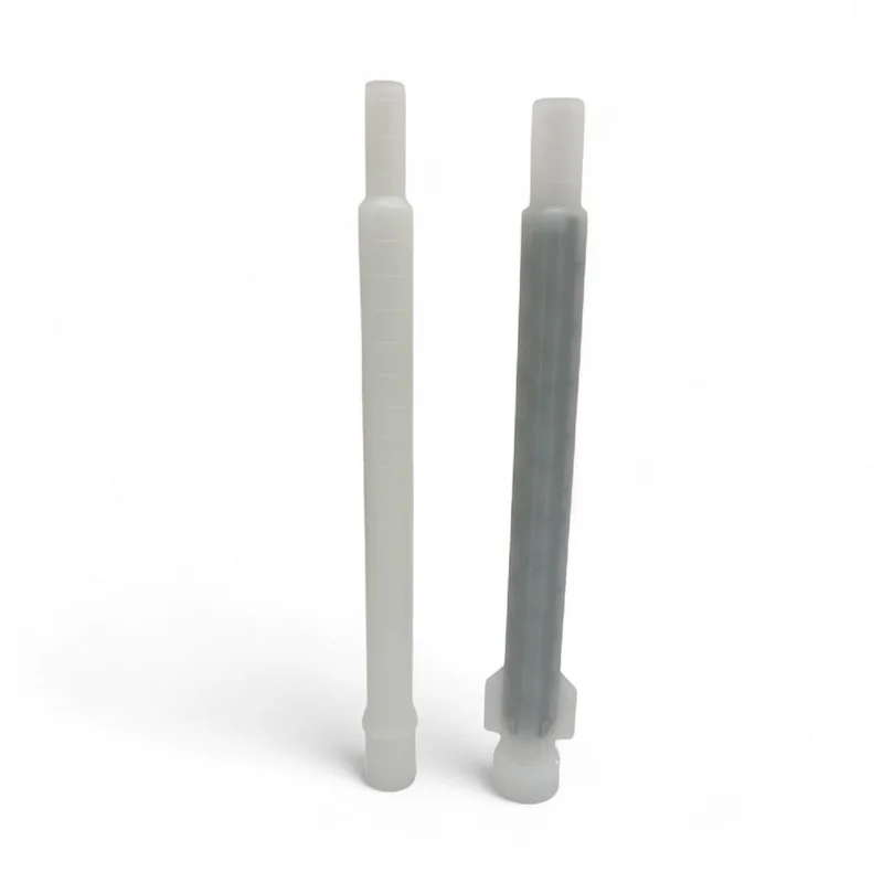MixPac KMGQ 14-20E (154913) Wide High-Flow Mixing Nozzle with Snap-On Barb Extension - for Construction, Chemical Anchoring