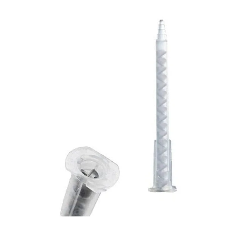 MixPac MAH-05-17T Medium Mixing Nozzle for 50ml Cartridges - 4-inch 17-element Bayonet Static Mixers