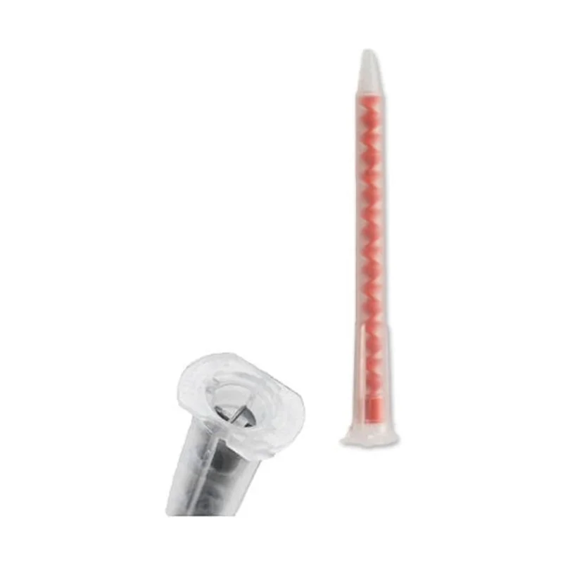 MixPac MAHX 05-17T (#102536) Medium Mixing Nozzle for 4:1 ratio 42ml and 10:1 ratio 35ml Cartridges - 4-inch 17-element Bayonet Static Mixers