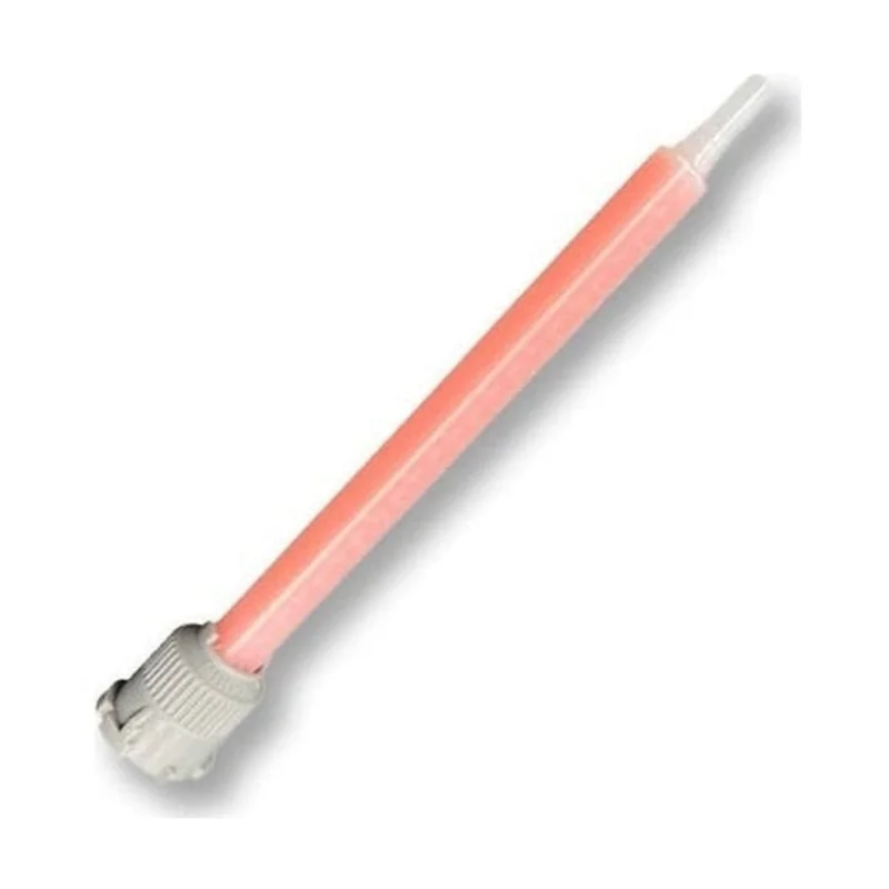 MixPac MBQX 05-24L Mixing Nozzles-Orange 4.75-Inch 24-Element Square-for 50ml Gray-Cap Cartridges (10:1 & 4:1 ratio)