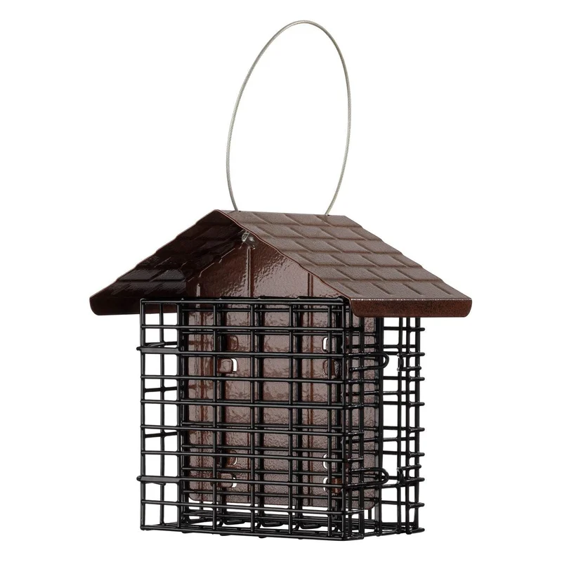 More Birds Two Cake Suet Buffet Bird Feeder with Weather Guard