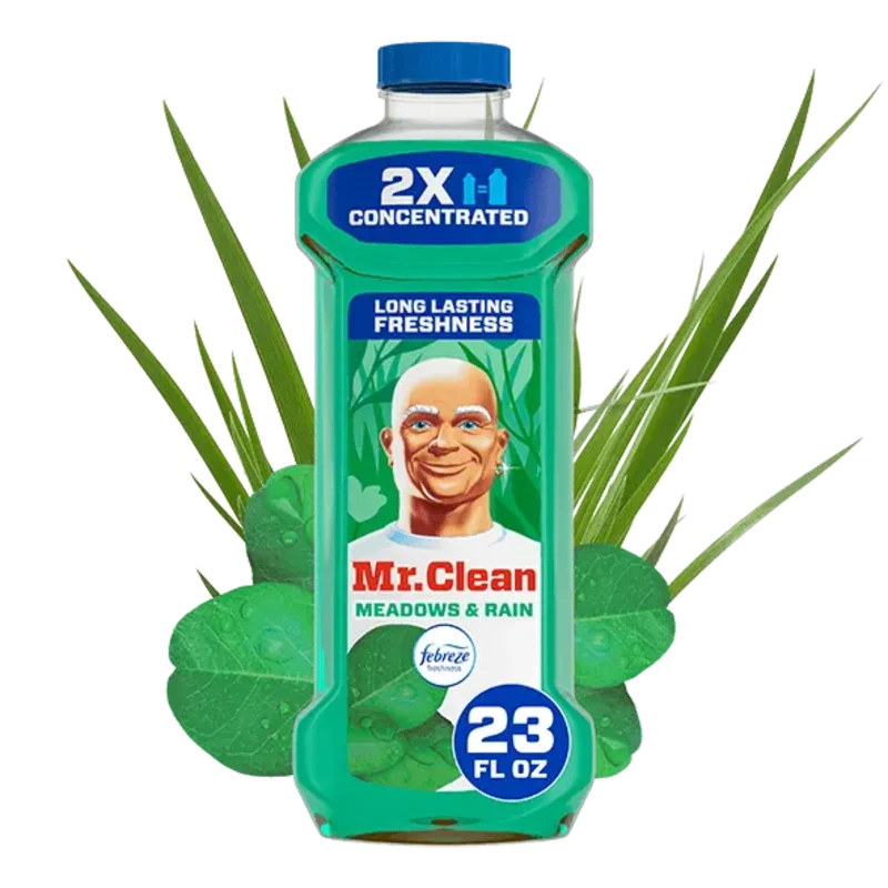 Mr. Clean All Purpose Cleaner, Cleaning Liquid, Meadows & Rain