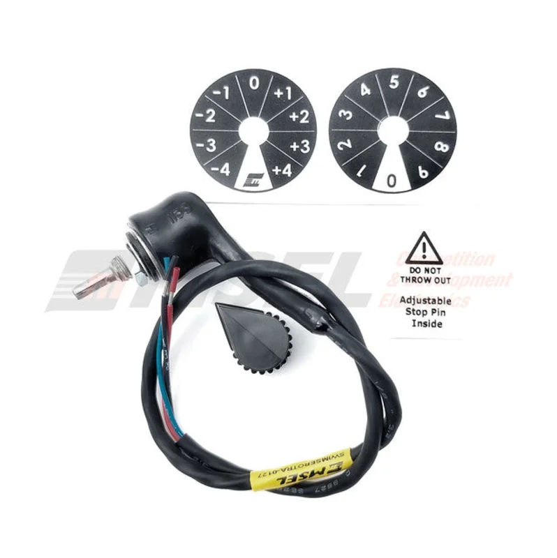MSEL 2-10 Position Rotary Switch with Right Angle Boot