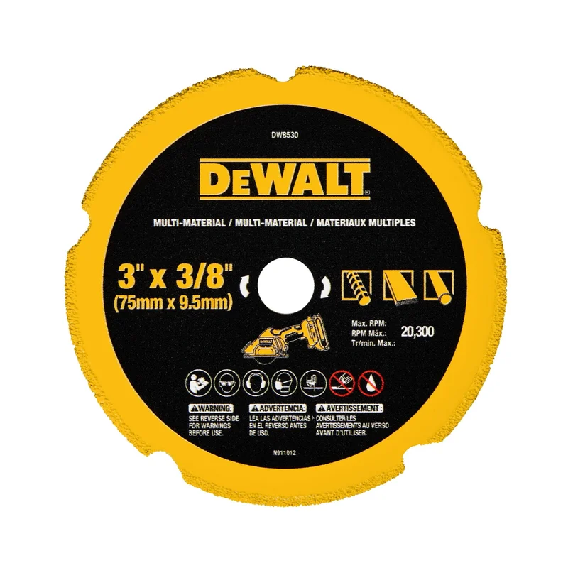 Multi-Material Cutting Disc 3" X 3/8" Dewalt