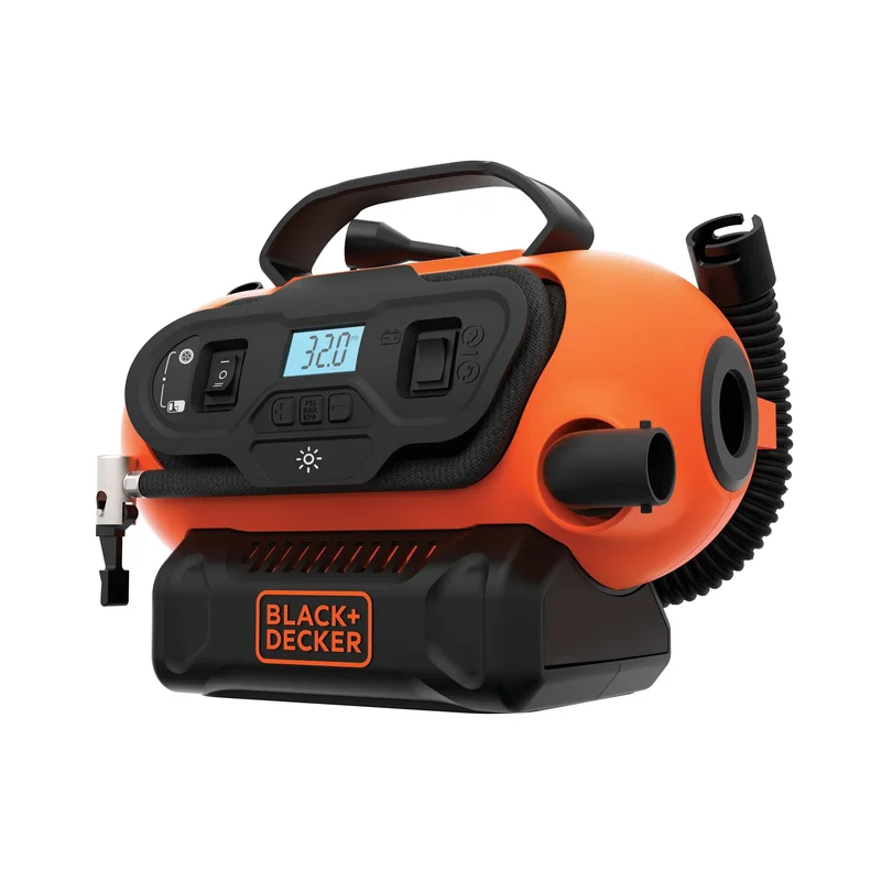 Multi-Use Inflator 12V/20V/110V Black and Decker