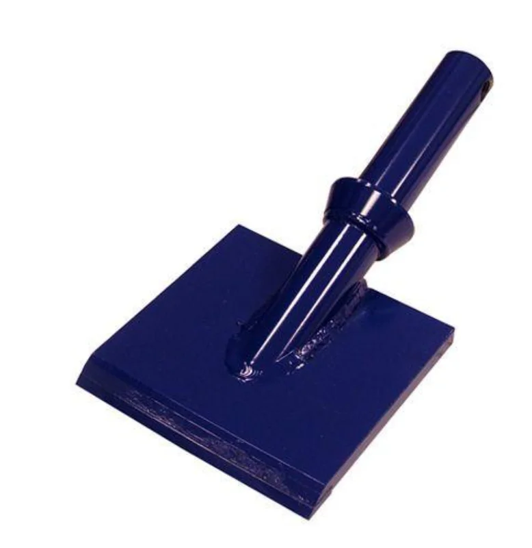 National 7079-6 6" x 6" Ultra Heavy Duty Angle Shank Floor Scraper Blade