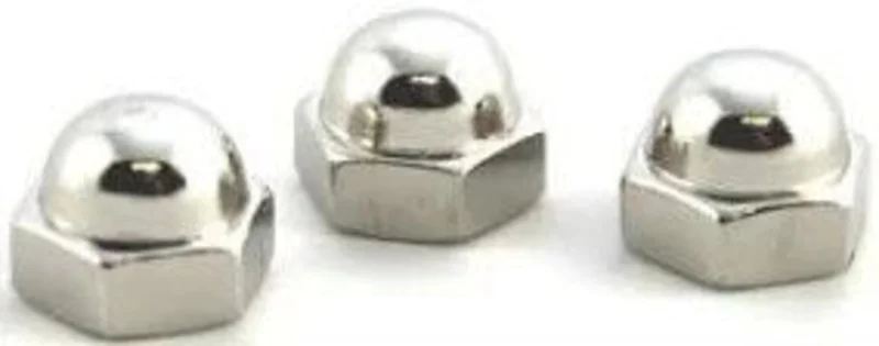 National Equipment 400189 Nut, Acorn, 3/8-16, Nickel Plated