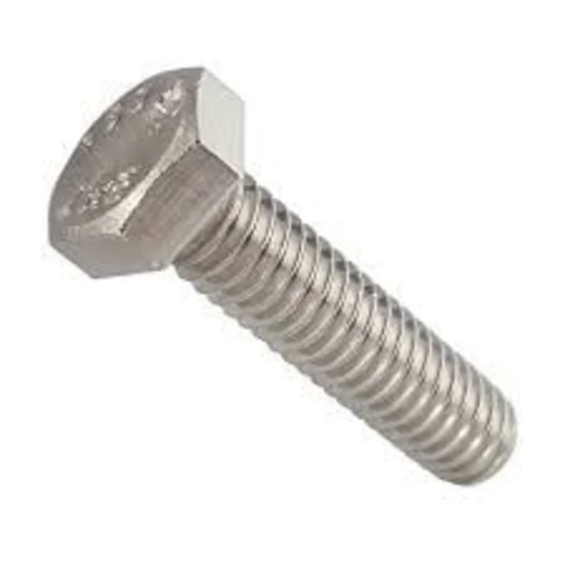 National Equipment 402225 Screw, Hex Head Cap, 3/8-16x5-1/2, Clear Zinc