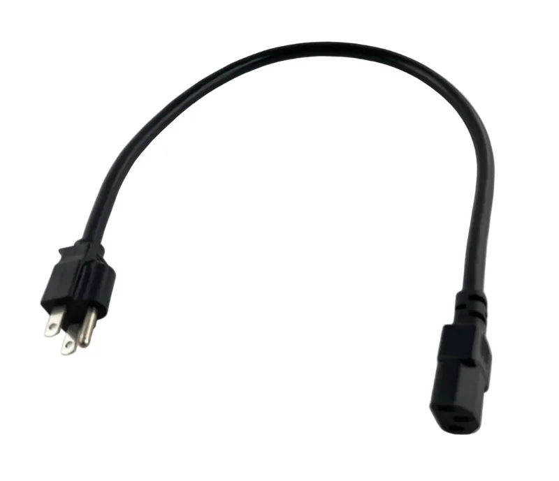 National Equipment 402878 Cord, Power, SJTO, 14/3, NEMA 5-15 TO C-13, 2ft