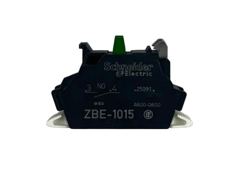 National Equipment 72451 Contact Block, NO, 10A, Spring Clamp, ZB4 Series