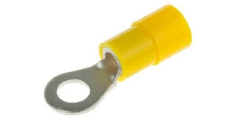 National Equipment 72768 Terminal, Ring, Yellow Nylon, #10, 10-12AWG