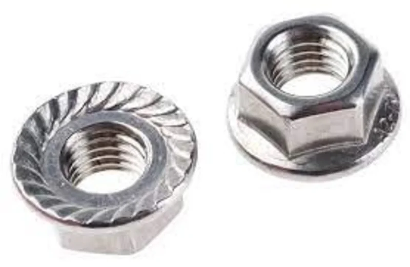 National Equipment 73211 Nut, Flange, Serrated, 3/8-16