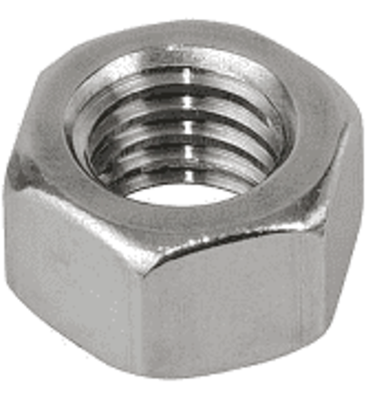 National Equipment 73235 Nut, Hex, Jam 3/8-24